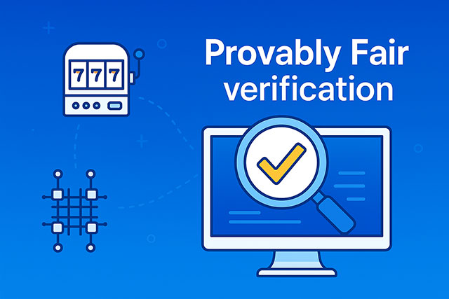 Provably fair verification: server and client seeds with cryptographic hashes